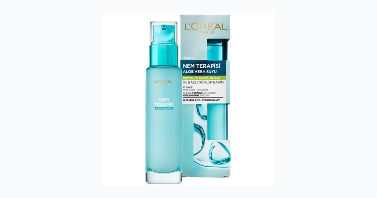L'oreal Paris Nem Terapisi Aloe Vera Suyu Normalden Karmaya Ciltler 70 Ml fiyatı düştü! Güncel fiyatı ve fiyat geçmişi kapak görseli