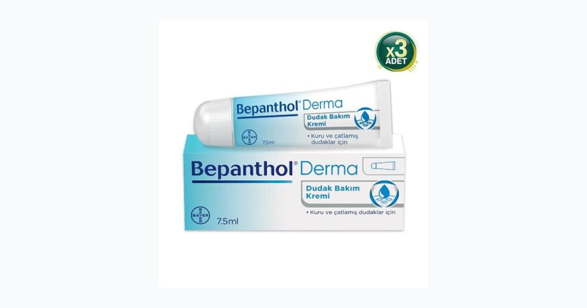 Bepanthol Dudak Bakım Kremi 7.5Ml 3 Adet