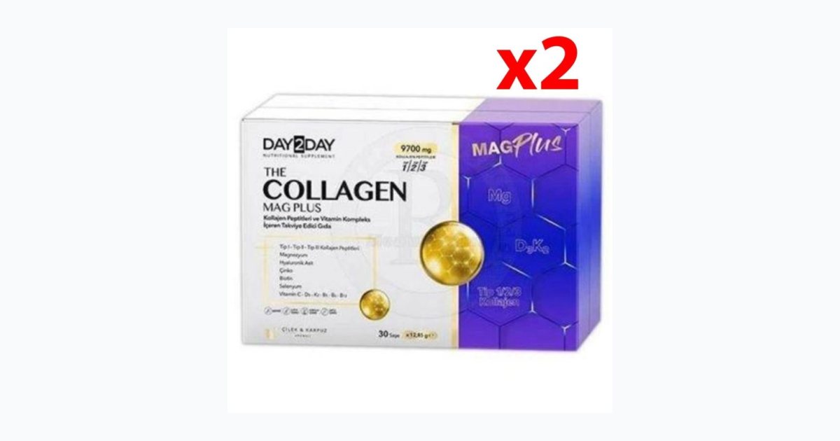 Day2Day The Collagen Mag Plus 30 Saşe 2 Adet