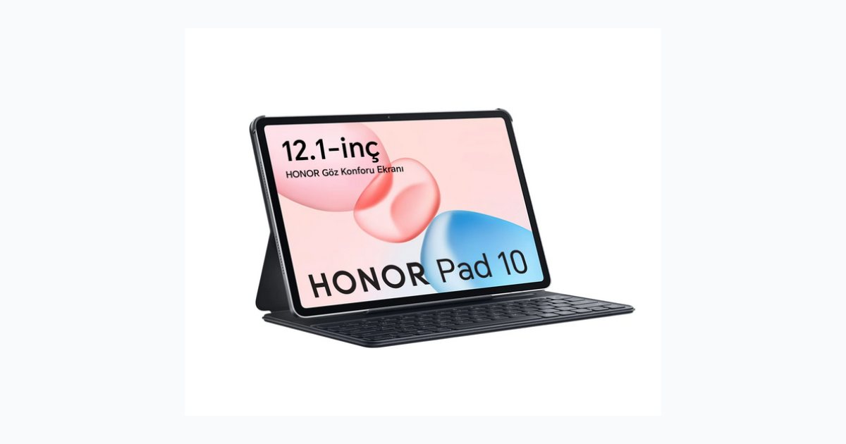 HONOR Pad 10 2.63Ghz 8/256GB Bellek 12.1" Klavye+Kılıf Android Tablet