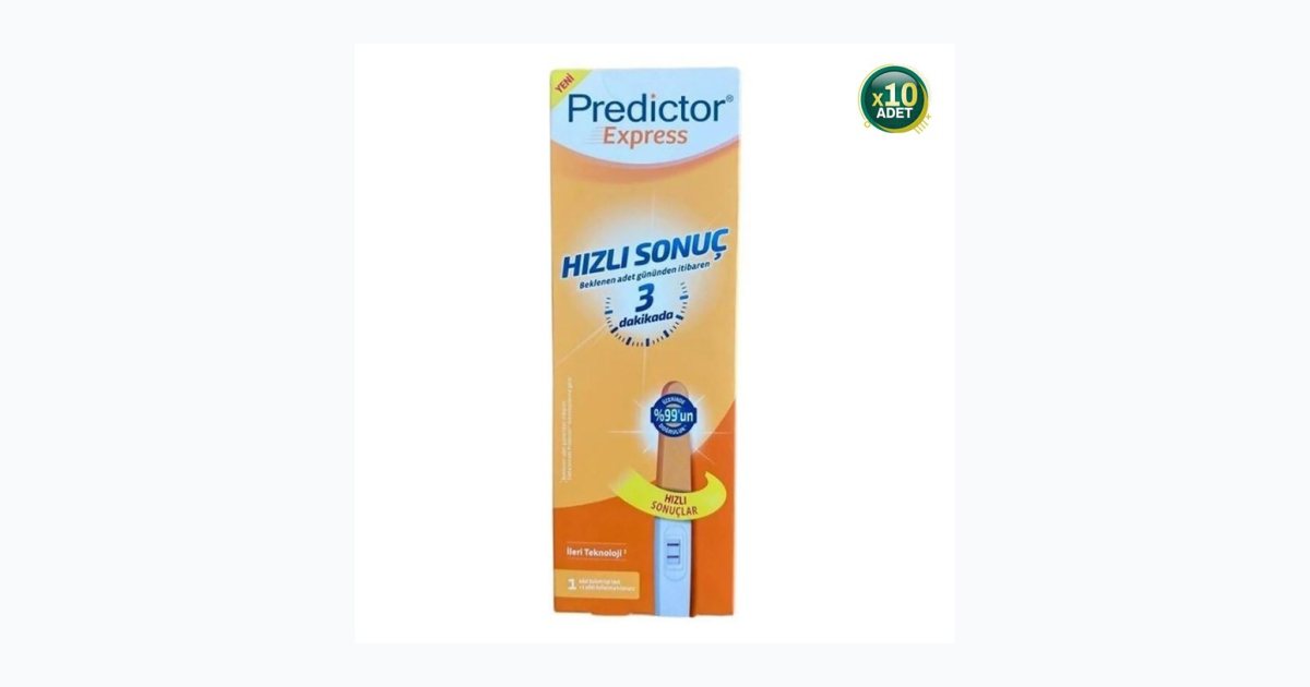 Predictor Express Erken Gebelik Testi 10 Adet