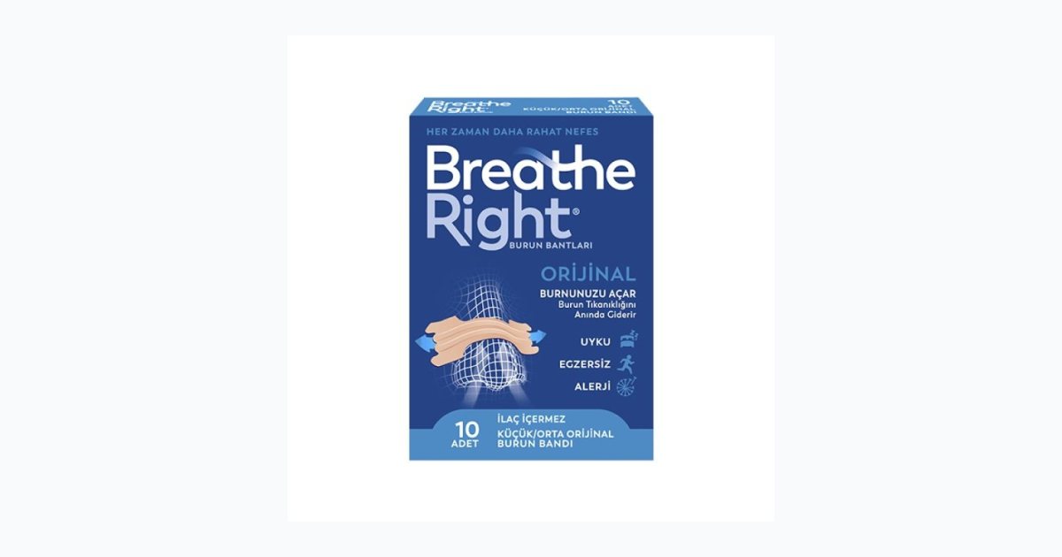 Breathe Right Burun Bandı Orijinal Küçük/Orta fiyatı düştü! Güncel fiyatı ve fiyat geçmişi kapak görseli