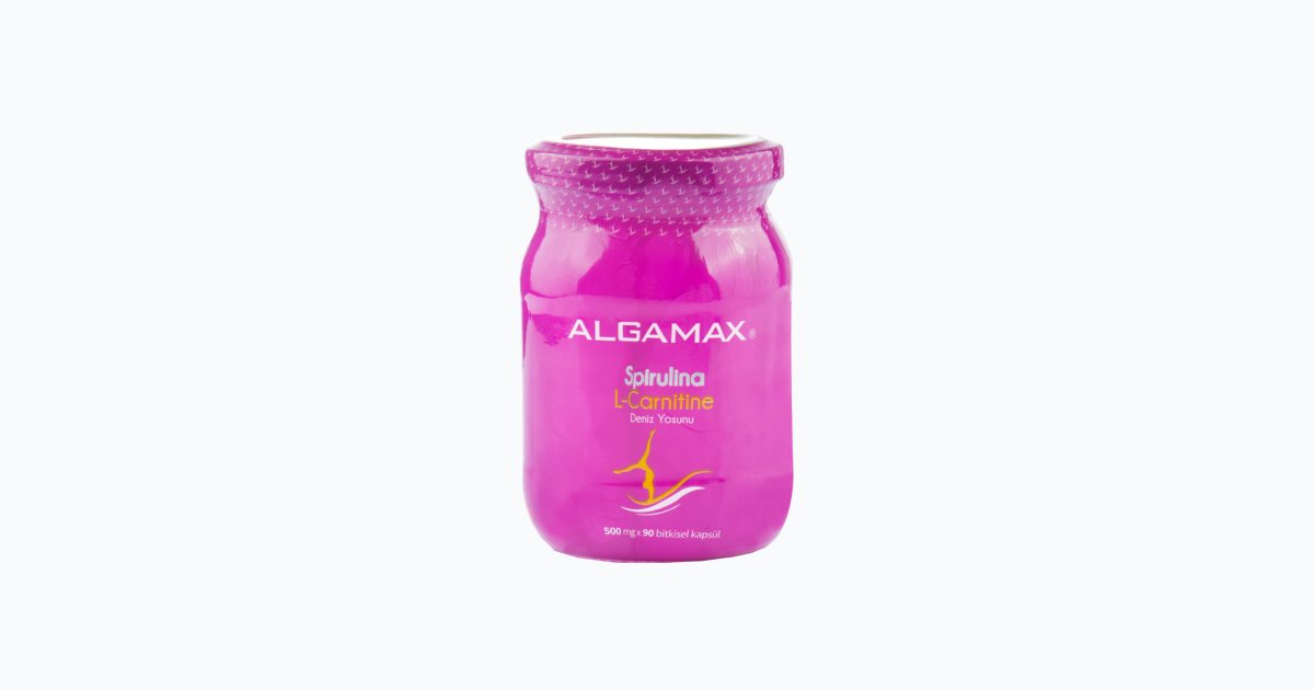 Algamax Spirulina Yosun &amp; L-Carnitine Kapsül
