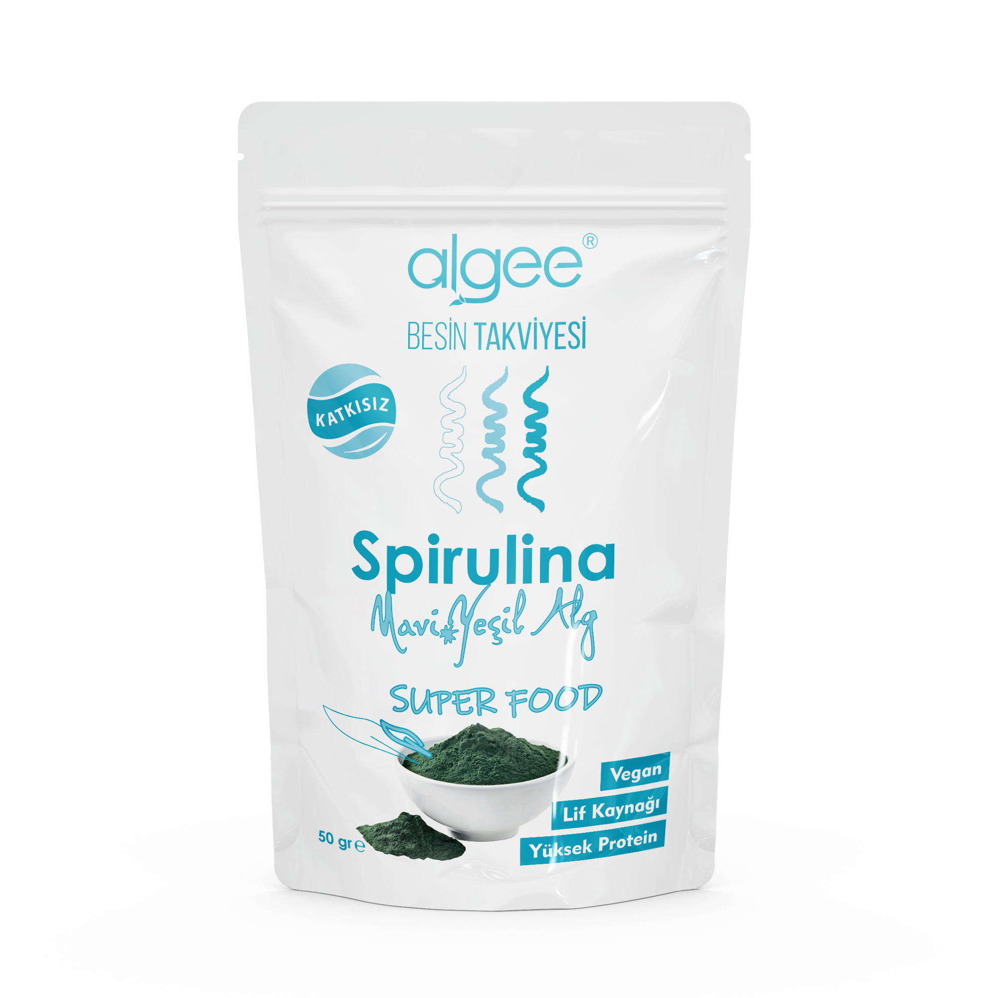Algee Spirulina Toz 50 Gr