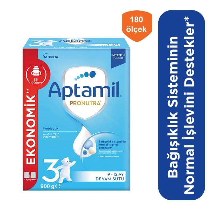 Aptamil 3 Devam Sütü 900 Gr 3 Adet