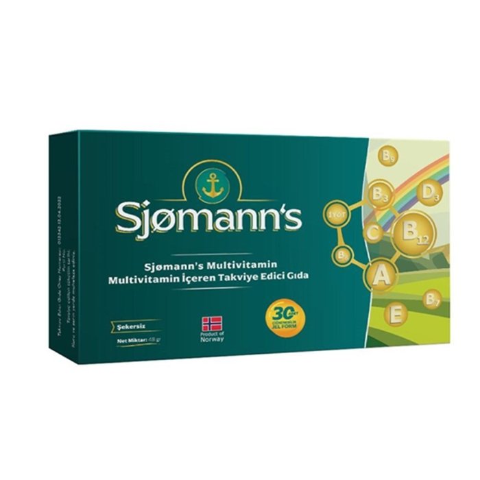 Sjomann's Multivitamin 30 Yumuşak Kapsül