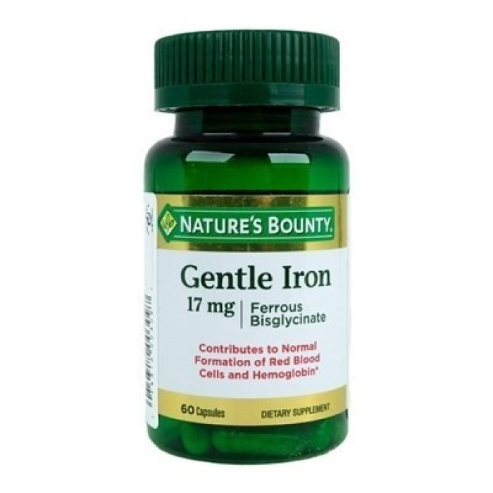 Nature's Bounty Gentle Iron 17 Mg 60 Kapsül