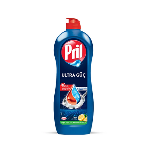 Pril Elde Yıkama Sıvı Bulaşık Deterjanı 675 gr (Limon 5+ Etki, Kendinden Yağ Çözme Etkisi)