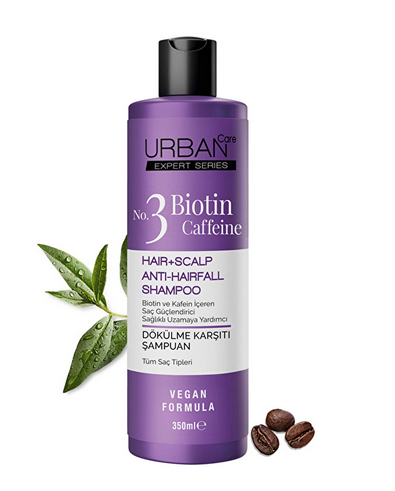 Urban Care Expert Serisi Biotin &amp; Kafein Dökülme Karşıtı Saç Bakım Şampuanı 350 ml