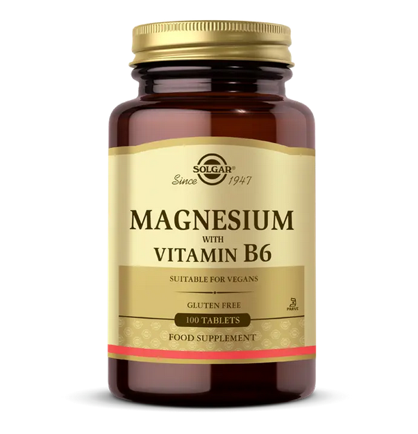 Solgar Magnesium With Vitamin B6 100 Tablet