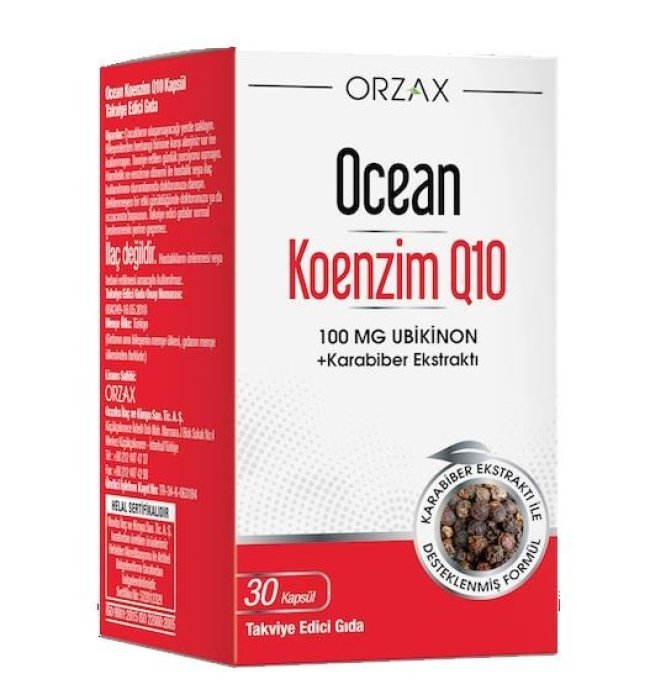 Ocean Koenzim Q10 100 Mg 30 Kapsül