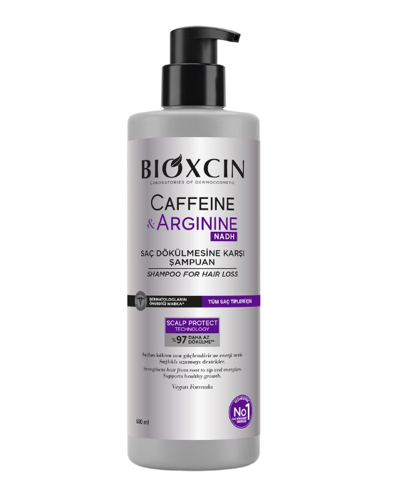 Bioxcin Caffein &amp; Arginine Saç Dökülmesine Karşı Şampuan 500 ml