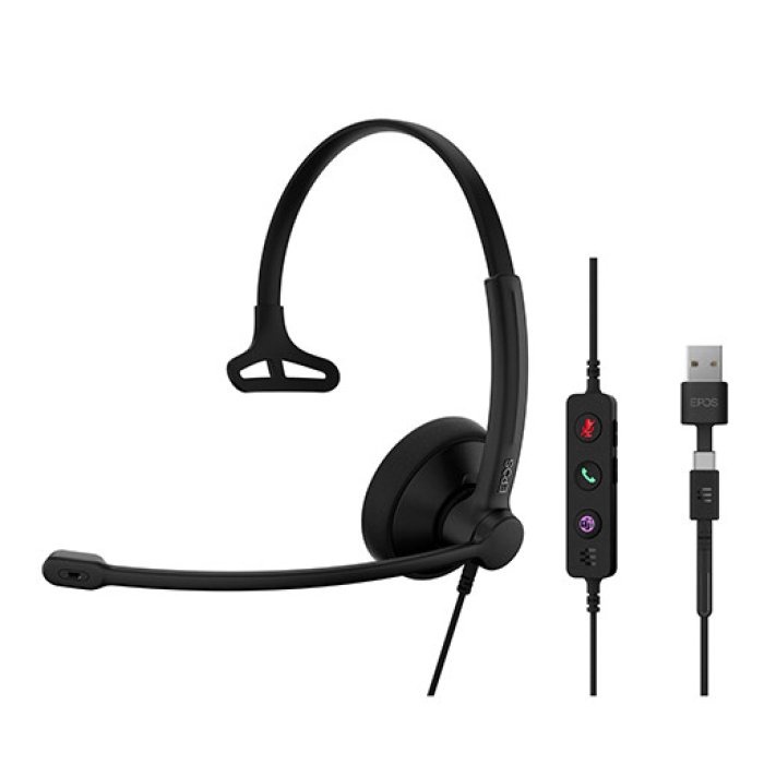Epos Impact 100 Ms Mono Usb-C/Usb-A Kulak Üstü Kulaklık
