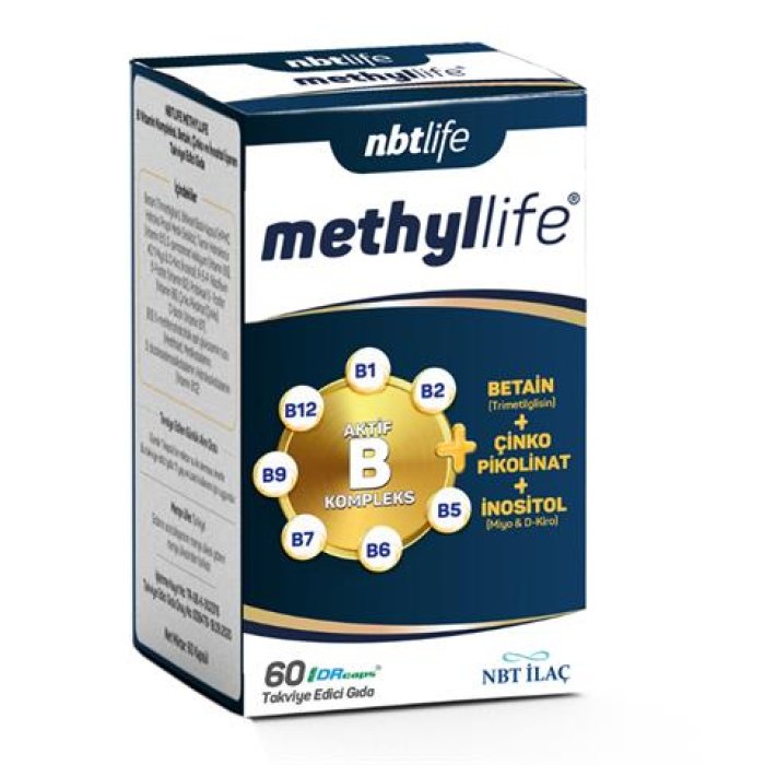 NBT Life Methyllife 60 Kapsül Takviye Edici Gıda