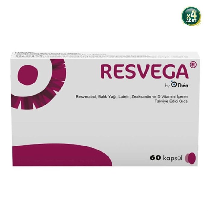 Resvega 60 Kapsül 4 Adet
