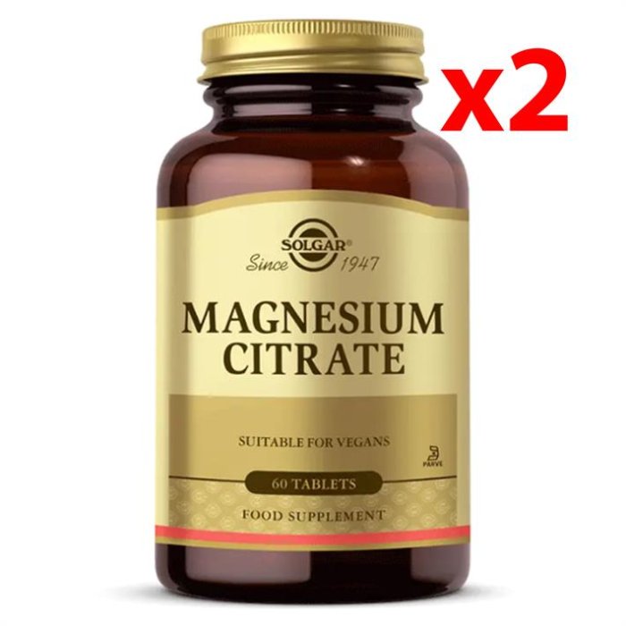 Solgar Magnesium Citrate 200 Mg 60 Tablet 2 Adet