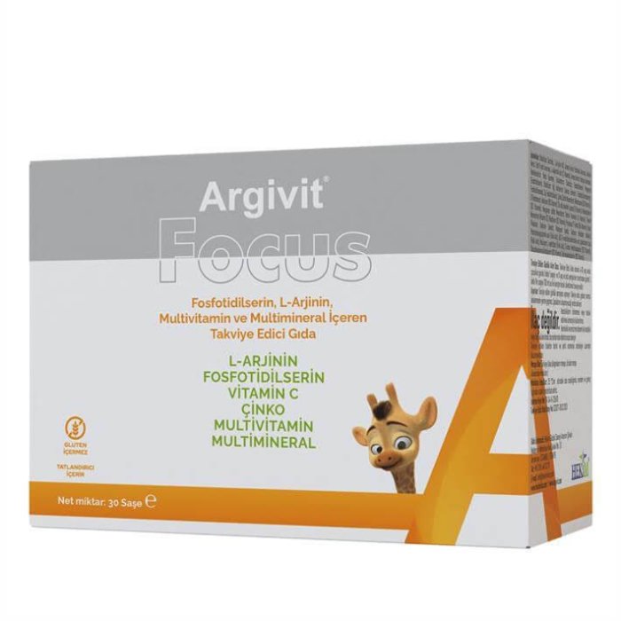 Argivit Focus L-Arjinin, Fosfotidilserin, Multivitamin Ve Multimineral 30 Saşe